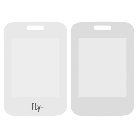 Скло корпуса для Fly FF177, Original, біле, #V18C F177 1091 200