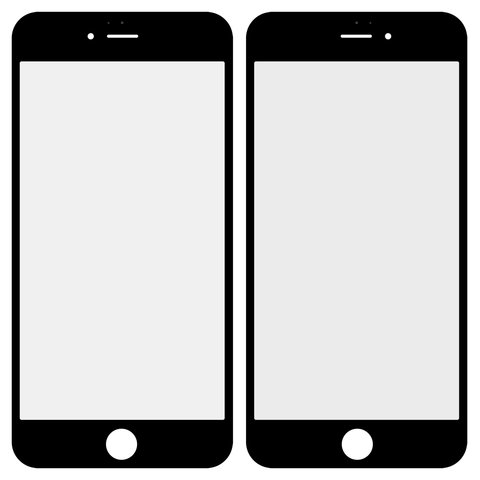 Скло корпуса для iPhone 6S Plus, Original, чорне