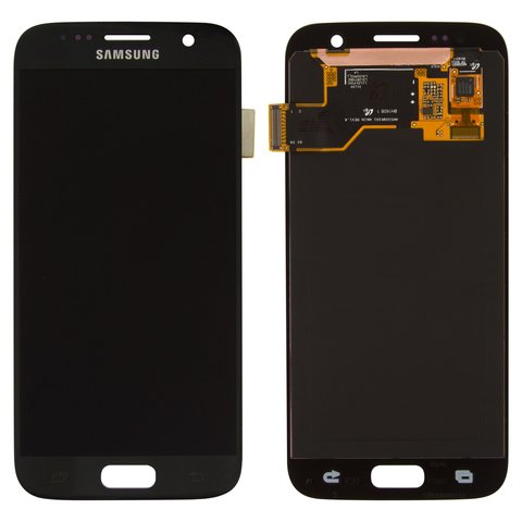 Дисплей для Samsung G930 Galaxy S7, черный, без рамки, Original PRC , original glass