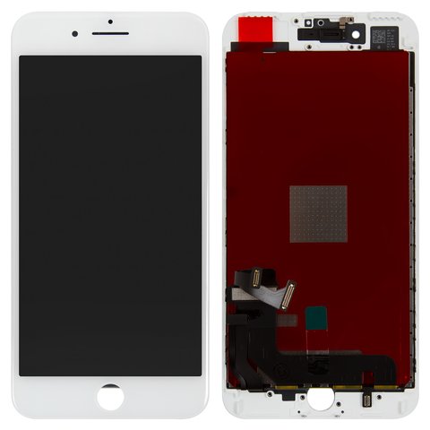 Дисплей для iPhone 7 Plus, білий, з рамкою, Original PRC 