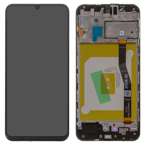 Дисплей для Samsung M205 Galaxy M20, черный, с рамкой, Original, сервисная упаковка, original glass, #GH82 18682A