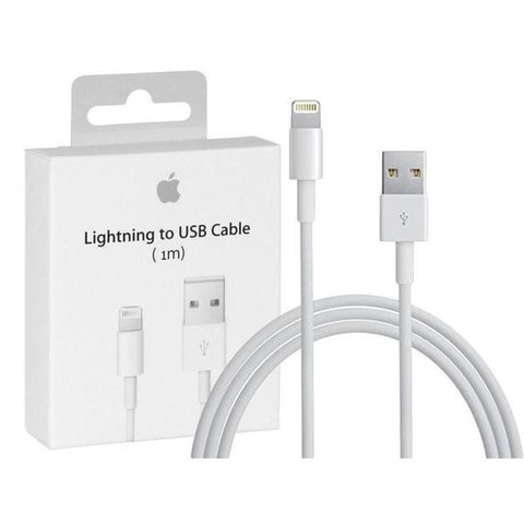 USB кабель, USB тип A, Lightning, 100 см, білий, Original PRC , service pack box