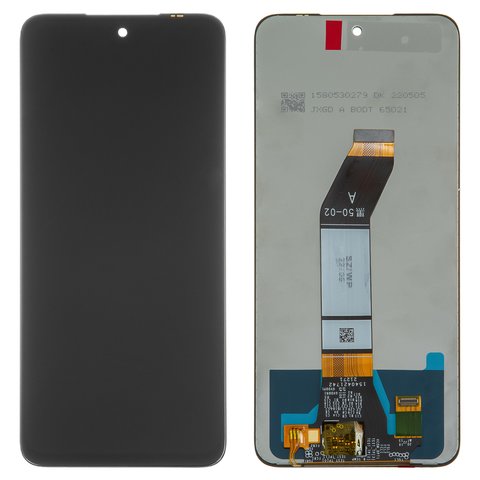 Дисплей для Xiaomi Redmi 10, Redmi 10 2022 , черный, без рамки, High Copy