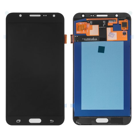 Дисплей для Samsung J700 Galaxy J7, черный, без логотипа, без рамки, High Copy, OLED