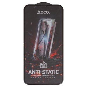 Захисне скло Hoco G10 для Apple iPhone 11, iPhone XR, Full Glue, Anti Static, без упаковки , чорний, шар клею нанесений по всій поверхні
