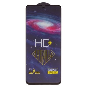 Защитное стекло HD+ для Samsung A055 Galaxy A05, A057 Galaxy A05s, 0,33 мм 9H, совместимо с чехлом, Full Glue, черный