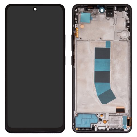 Дисплей для Xiaomi Redmi Note 13 4G, черный, с рамкой, Сopy, TFT 