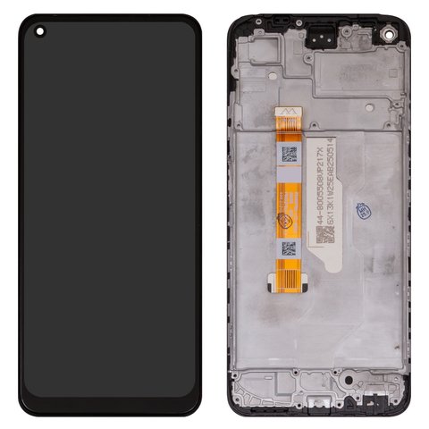 Дисплей для Oppo A96 4G, черный, с рамкой, High Copy, CPH2333, BS066FBM L05 MB00