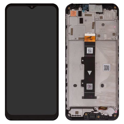 Дисплей для Motorola Moto G10 Power, черный, с рамкой, Original PRC 