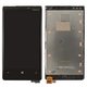 LCD compatible with Nokia 920 Lumia, (with frame)