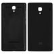 Housing Back Cover compatible with Xiaomi Redmi Note, (black, 2014712)