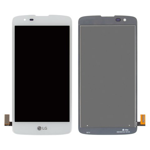 LCD compatible with LG K8 K350E, K8 K350N, Phoenix 2, white, Original PRC  