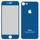 Tempered Glass Screen Protector All Spares compatible with Apple iPhone 7, (0,26 mm 9H, front and back, dark blue)