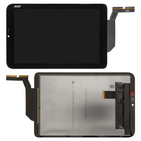 Дисплей для Acer Iconia Tab W3 810, черный, без рамки