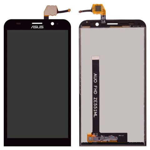 LCD compatible with Asus ZenFone 2 ZE551ML , black, without frame, AUO FHD 