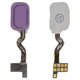 Flat Cable compatible with Samsung J600F Galaxy J6, (for fingerprint recognition (Touch ID), purple)