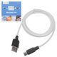 USB кабель Hoco X21, USB тип-C, USB тип-A, 100 см, 2 A, белый