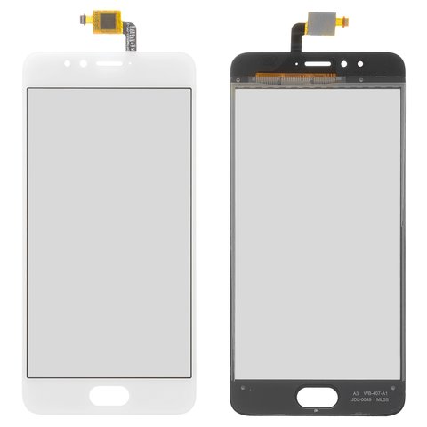 Touchscreen compatible with Meizu M5s, white 
