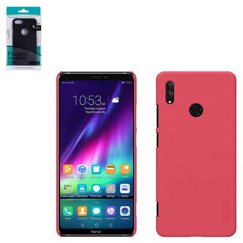 Case Nillkin Super Frosted Shield compatible with Huawei Honor Note 10, red, matt, plastic  #6902048162181