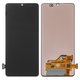 LCD compatible with Samsung A415 Galaxy A41, (black, without frame, original (change glass) )