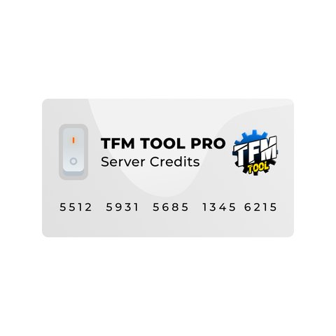 Créditos del servidor TFM Tool