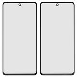Housing Glass compatible with Samsung G780 Galaxy S20 FE, G781 Galaxy S20 FE 5G, (black)