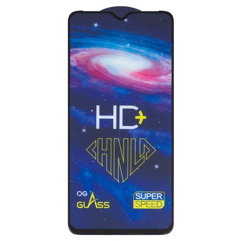 Tempered Glass Screen Protector All Spares compatible with Samsung A346 Galaxy A34 5G, 0,33 mm 9H, Full Glue, compatible with case, black, the layer of glue is applied to the entire surface of the glass, HD+ 