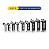 Boquilla para pistolas de aire Mechanic 861 Diagonal, curvada, 9in1, 4mm/5mm/6mm/6.4mm/8mm/8.4mm/10mm/12mm/12.7mm