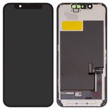 Pantalla LCD puede usarse con iPhone 13 mini, negro, con marco, HC, (OLED) DD-OLED