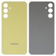 Housing Back Cover compatible with Samsung A256 Galaxy A25, (yellow, personality yellow)