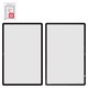 Housing Glass G+OCA PRO compatible with Samsung T730  Galaxy Tab S7 FE 12.4" Wi-FI, T735  Galaxy Tab S7 FE 12.4" LTE, T736B  Galaxy Tab S7 FE 12.4" LTE/5G, (with OCA film, black)