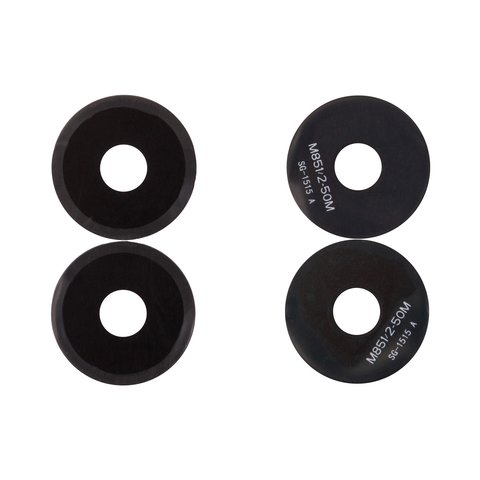 Camera Lens compatible with Xiaomi Redmi 15C 4G, Redmi 15C 5G, black, without frame, set 2 pcs. 