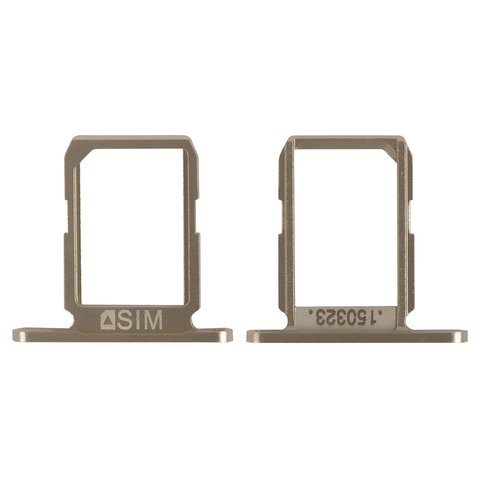 SIM Card Holder compatible with Samsung G920F Galaxy S6, golden 