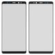 Housing Glass compatible with Samsung N950F Galaxy Note 8, N950FD Galaxy Note 8 Duos, (black)