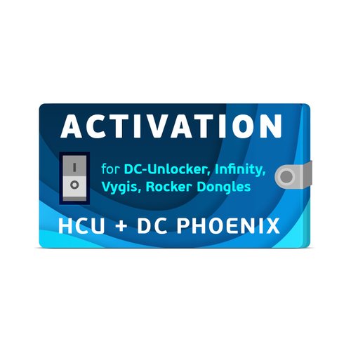 HCU + DC-Phoenix Activation for DC-Unlocker / Infinity / Vygis / Rocker Dongles