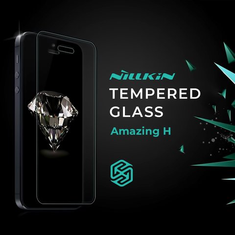 Tempered Glass Screen Protector Nillkin Amazing H compatible with Xiaomi Pocophone F1, 0.3 mm 9H, M1805E10A  #6902048163843