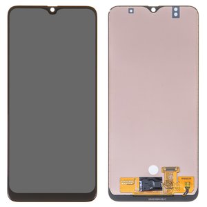 LCD compatible with Samsung A305 Galaxy A30, A505 Galaxy A50, A507 Galaxy A50s, black, with light adjustable, Best copy, without frame, Copy, TFT  