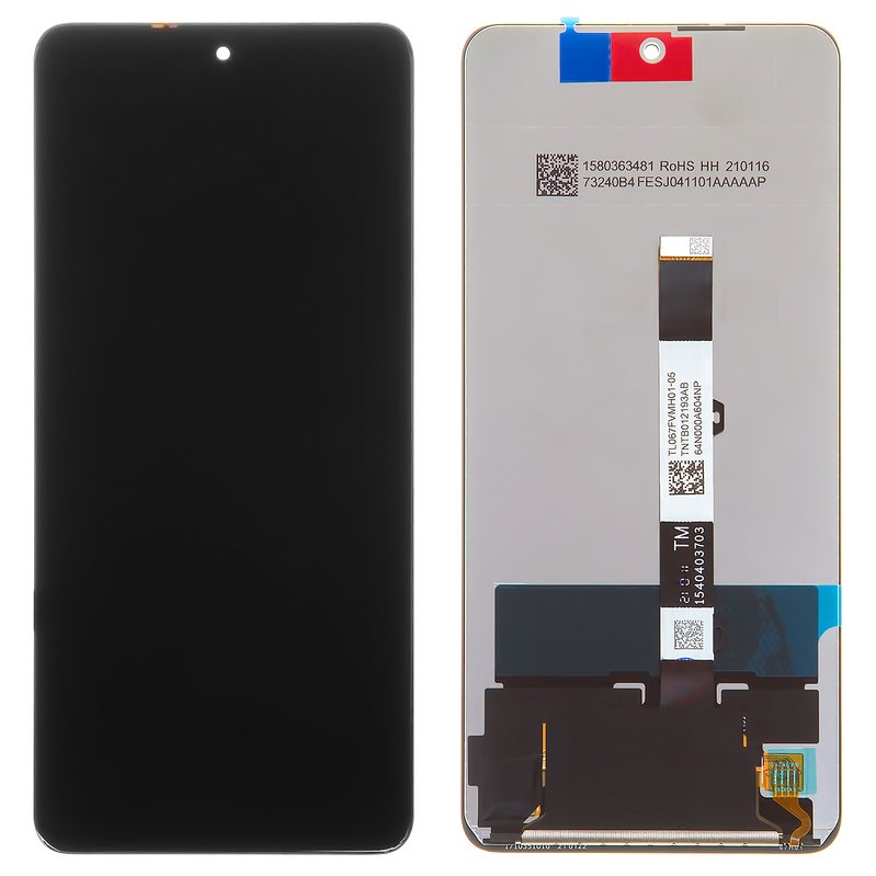 LCD compatible with Xiaomi Mi 10T Lite, Poco X3, Poco X3 Pro, (black,  without frame, Original (PRC), MZB07Z0IN, MZB07Z1IN, MZB07Z2IN, MZB07Z3IN,  