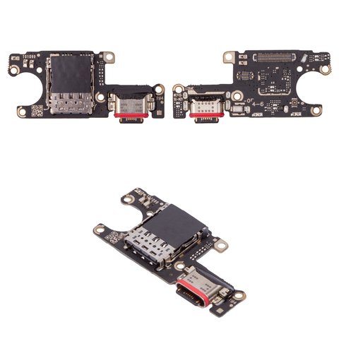 Flat Cable compatible with Vivo V23 5G, charge connector, with SIM connector, with microphone, Copy, charging board
