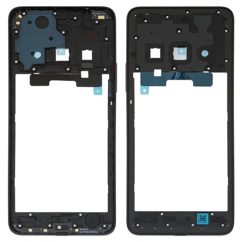 Housing Middle Part compatible with Xiaomi Redmi A3, black 