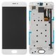 Pantalla LCD puede usarse con Meizu Pro 6, Pro 6s, blanco, con marco, Original (PRC), M570H