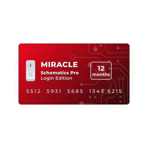 Miracle Schematics Pro Login Edition (12 meses)