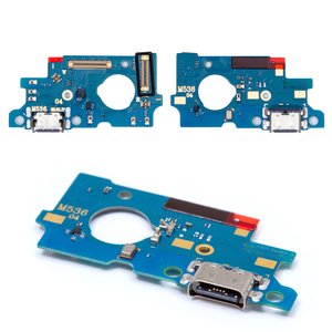 Cable flex puede usarse con Samsung M536 Galaxy M53, del conector de carga, con micrófono, placa del cargador