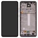 Pantalla LCD puede usarse con Samsung A528 Galaxy A52s 5G, negro, con marco, Original (PRC)