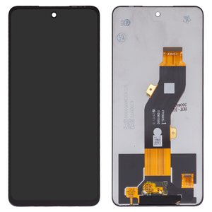 Pantalla LCD puede usarse con Tecno Pop 8, Spark 20 KJ5 , Spark 20C BG7 , Spark Go 2024  BG6 ; Infinix Hot 40i X6528B , Smart 8 X6525 , negro, sin marco, High Copy, FPC6615