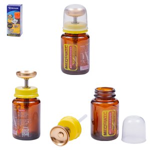 Tarro para líquido con dispensador Mechanic Q60, 100 ml, para alcohol, antiestática