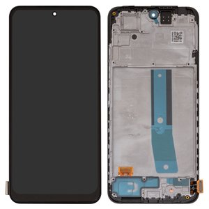 Pantalla LCD puede usarse con Xiaomi Redmi Note 11, negro, con marco, High Copy, OLED 