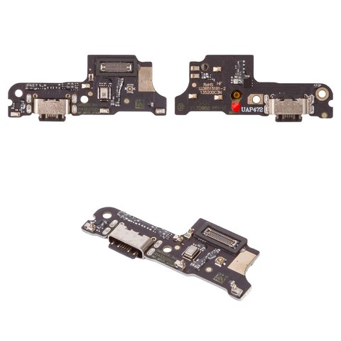 Cable flex puede usarse con Xiaomi Poco C75, Redmi 14C 4G, Redmi A4, del conector de carga, con micrófono, con componentes, High Copy, placa del cargador