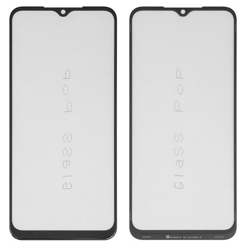 Vidrio de carcasa G+OCA PRO puede usarse con Tecno Spark Go 2022 , con película OCA, negro