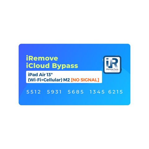 iCloud Bypass for iPad Air 13 inch M2 | Cellular [No Signal] & WiFi